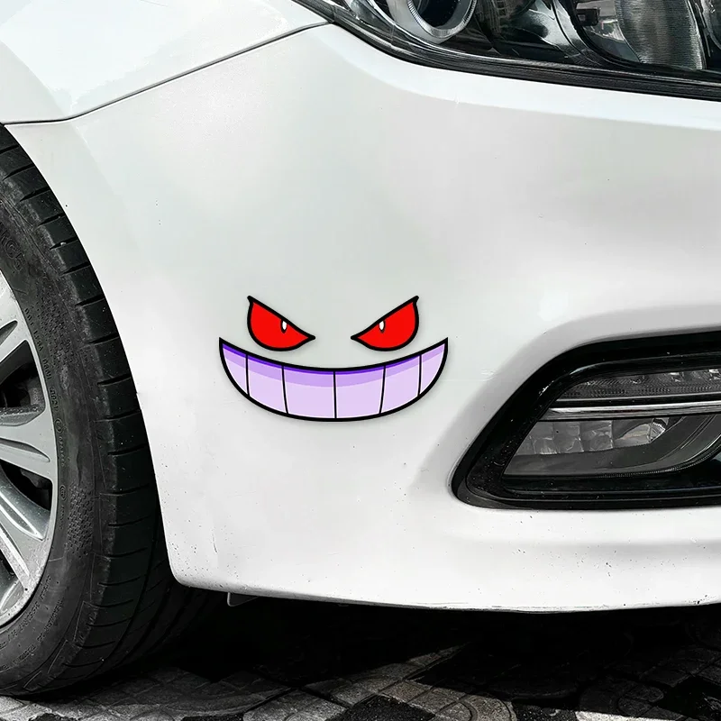  Personalized Expression Stickers Electric Scooter Motorcycle Head Reflective Stickers Waterproof Decorative Stickers  ﻿ image 2