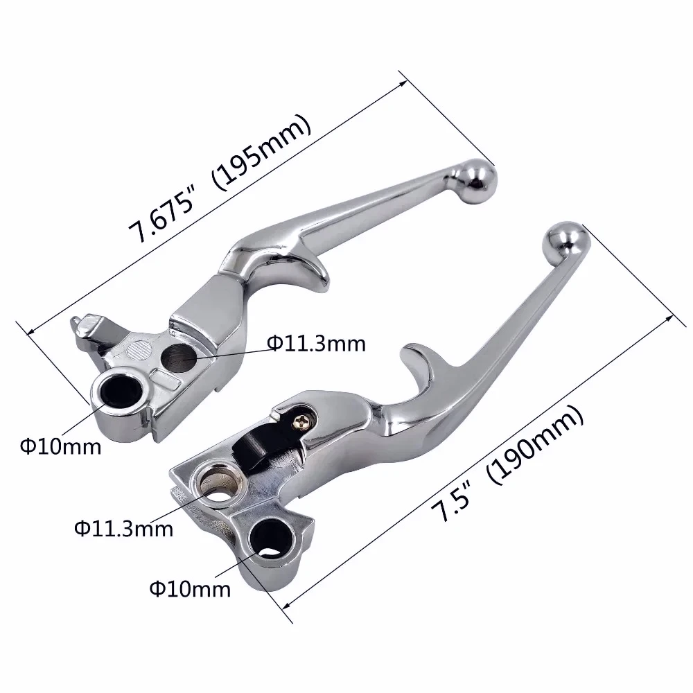 

Motorcycle Brake Clutch Lever For Harley 1996-2003 XL Sportster 883/1200，1996-2012 Softail,FLSTN Softail DELUXE,FLSTF Fat Boy