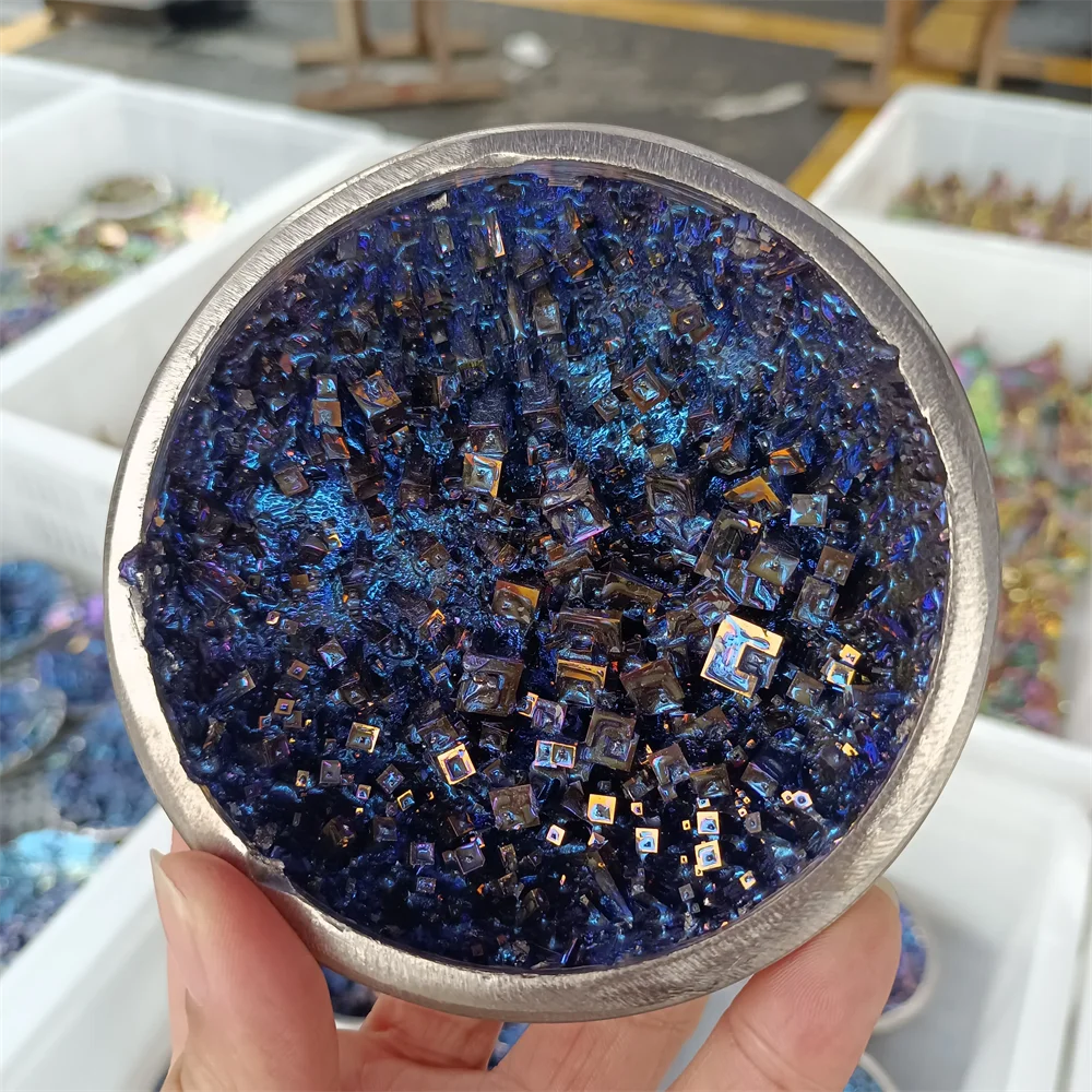 

Bismuth Mineral Bowl, Natural Crystals, Energy Gems, Reiki Healing, Meditation Decorations, Gifts