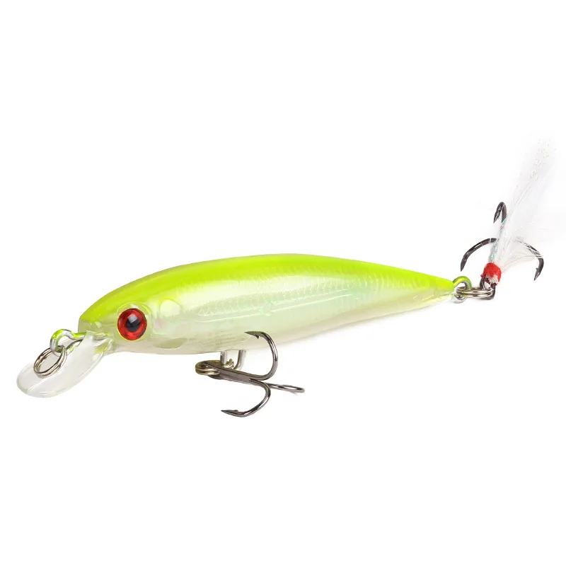 

SGYAO Laser Minnow Fishing Lure Pesca Hooks Fish Wobbler Tackle Crankbait Artificial Japan Hard Bait 90mm 7.2g Swimbait 1PC