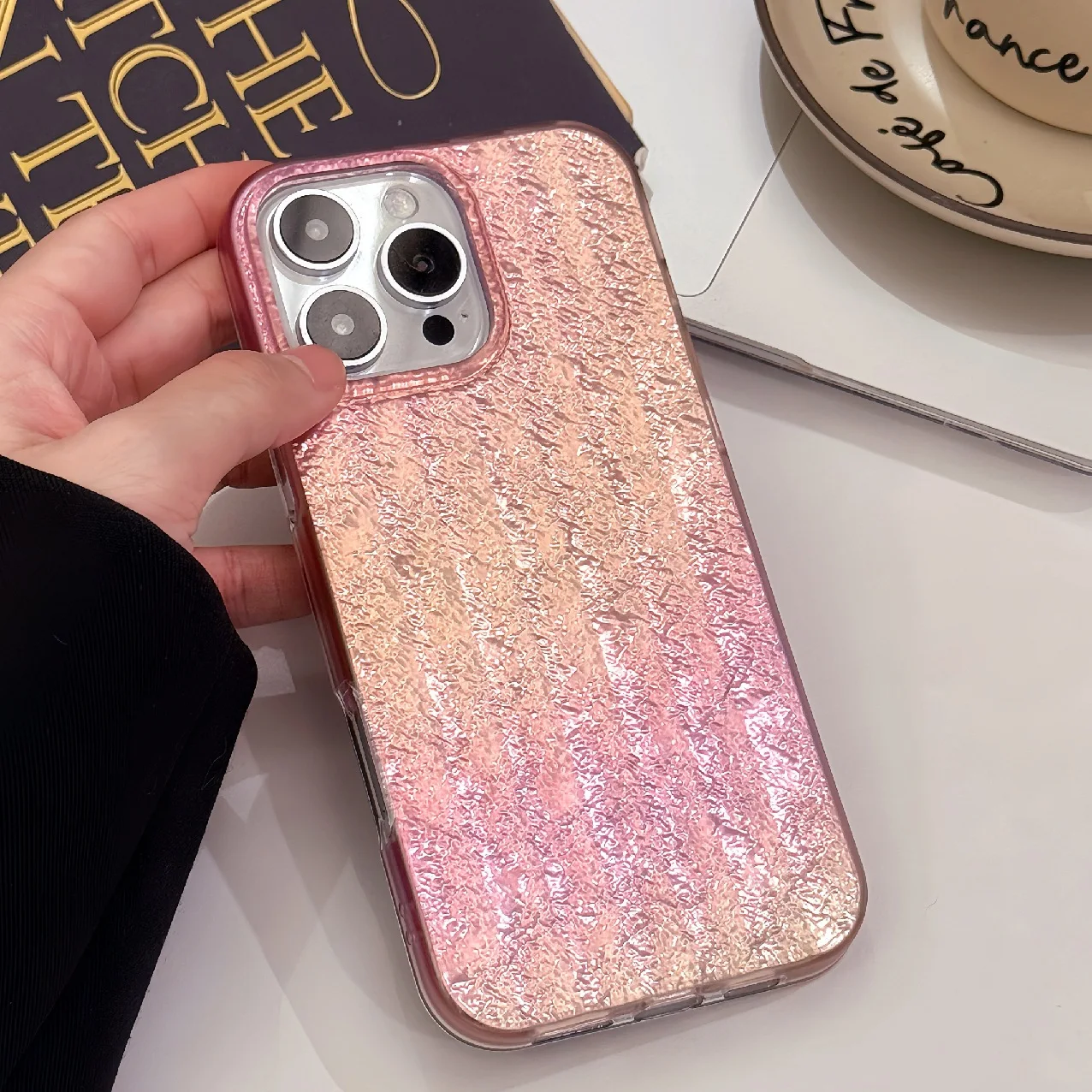

Luxury Bling Glitter Phone Case For iPhone 16 Pro Max 15Pro 14 13 12Pro Max Vogue Protective Soft Glitter Cover Protective Shell