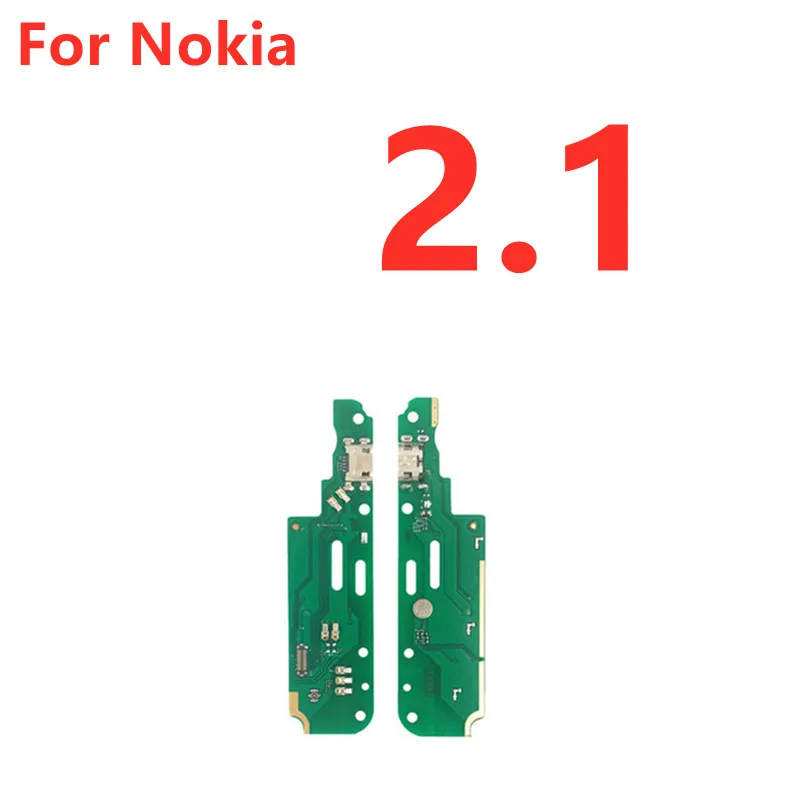 USB Charging Charger Dock Port Board Flex Cable With Mic Microphone Ribbon For Nokia 2 2.1 3 3.1 5 5.1 6 6.1 7 7.1 8 8.1 Plus