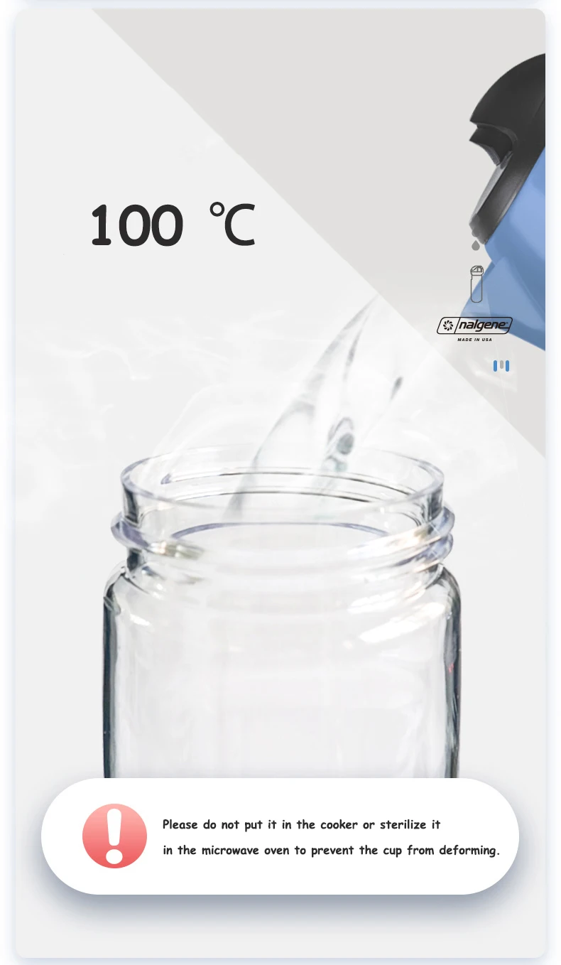 Nalgene 700ml Trinkflasche mit Klappverschluss, robuste Tritan-Sportflasche, auslaufsicher, geeignet für Camping, Wandern, Fitness, Reisen – Detail 6
