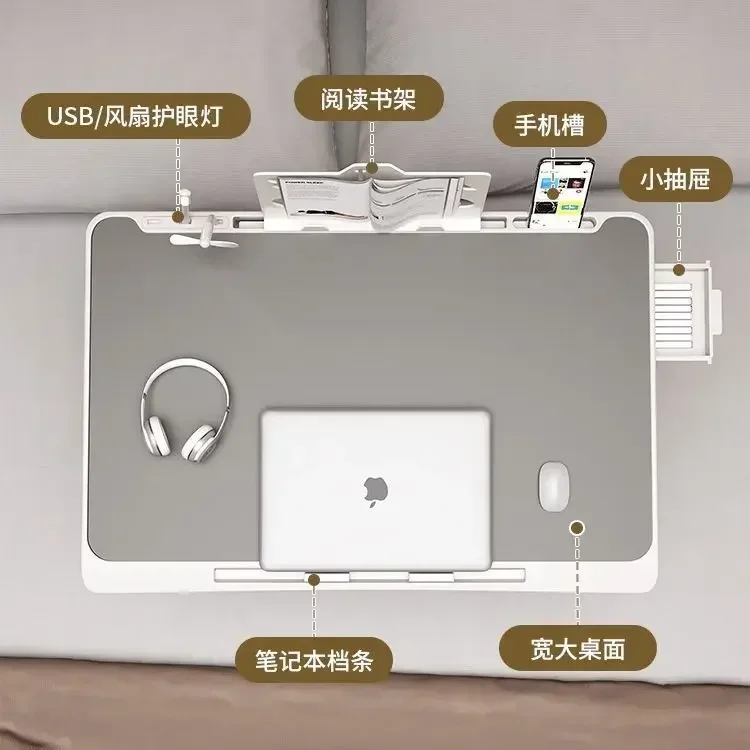 Lifting Foldable Computer Table Bed Small Table Dormitory Study Desk Household Bay Window Small