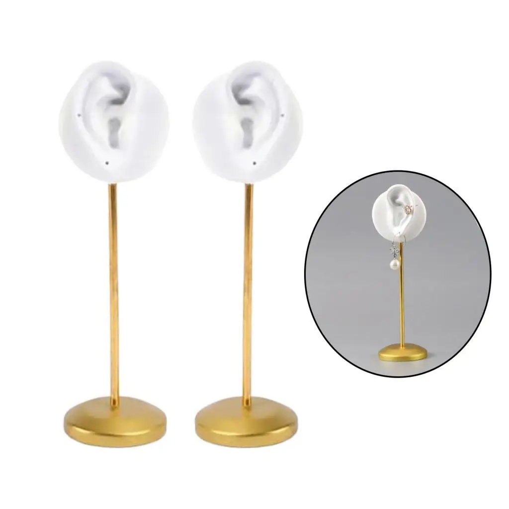 Durable Earring Display Stand Gifts Ear Hooks Storage Rack Photography Prop Hanger Shelf Ear Stud Holder for Desktop Women Girls