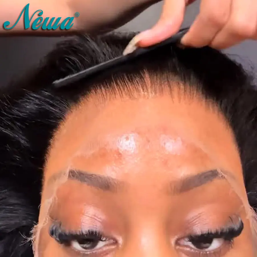 

Newa Hair Ultra Fitted Real HD Lace Frontal Melt All Skins Human Hair Closures Предварительно выщипанные невидимые HD кружевные застежки Маленькие узлы