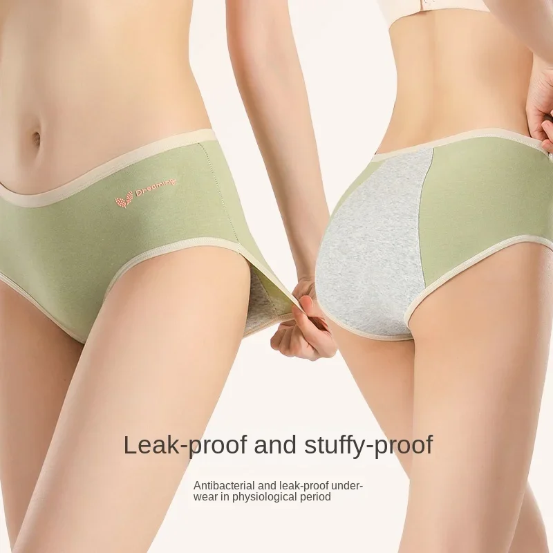 3PCS/set Menstrual Period Panties Women Cotton soft Leakproof Period Underpants Breathable Female Waterproof Menstruation Breifs