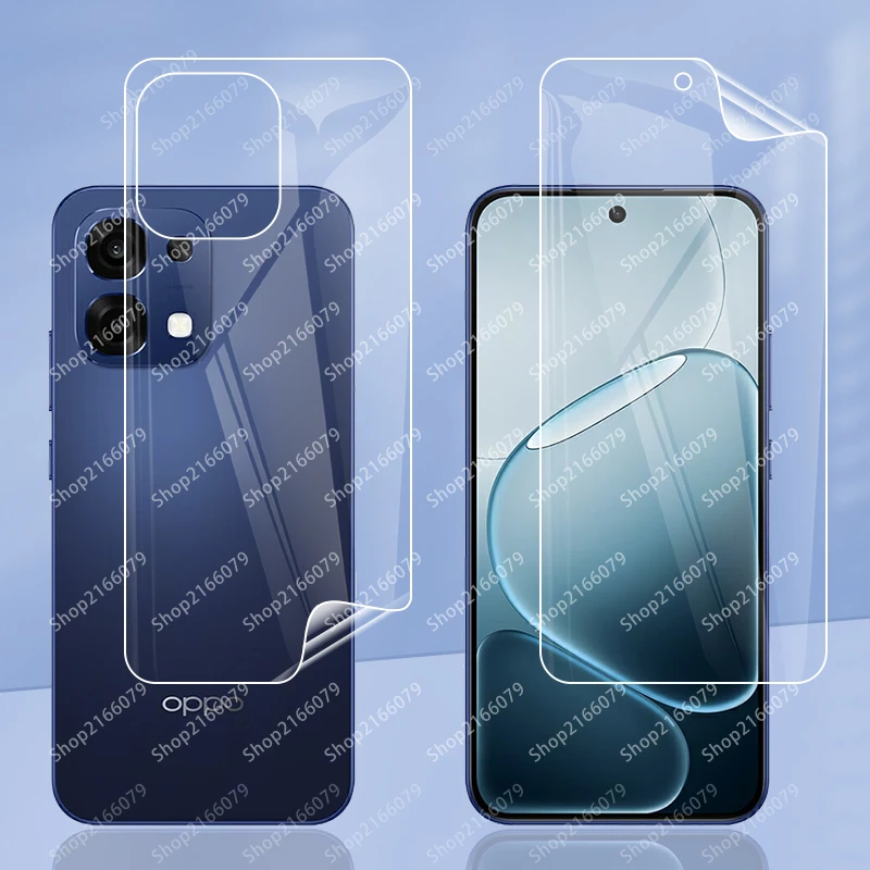 

Для Oppo A6 Pro GT Max 5G 4G прозрачный ТПУ/матовый гидрогелевый чехол с защитой от отпечатков пальцев, мягкая защитная пленка для экрана