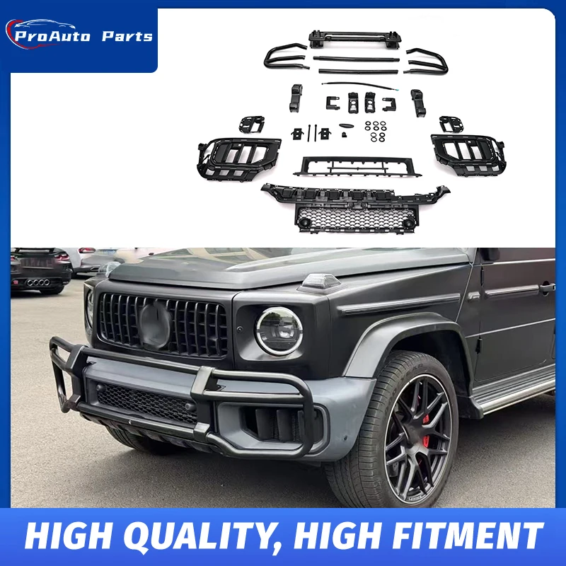 

Передний бампер Bull Bar для Mercedes G63 2025 года, передний бампер из нержавеющей стали, передний бампер Off-Road W465 G-Class Bull Bar