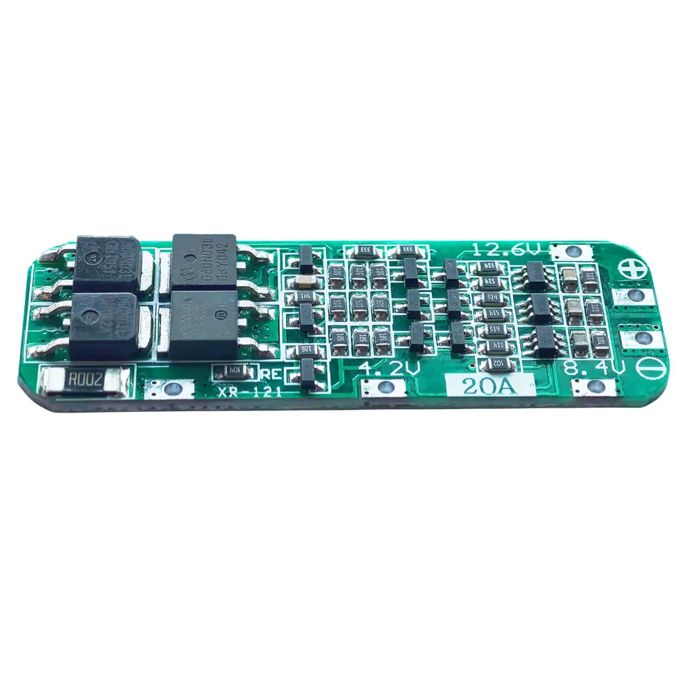 Placa de Proteção PCB BMS para Drill Motor, 3S 20A Lithium Li-ion Battery 3.6V 3.7V 18650 Carregador, 12.6V Lipo Cell Module