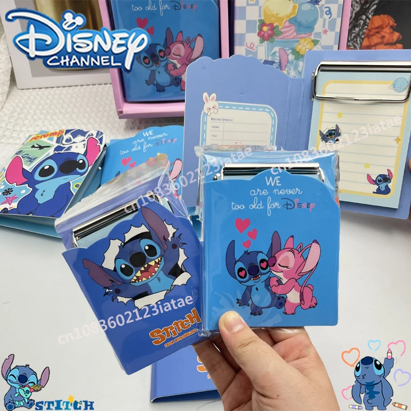 

Cute Disney Stitch Splint Fixation Memo Book Cartoon Anime Lilo & Stitch Student Message Memo Multi Functional Non Stick Memo