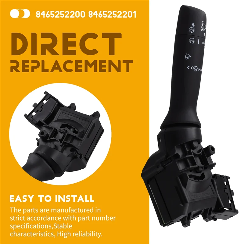 

A60E-Windshield Wiper Switch 8465252200 Windshield Switch For Toyota Yaris 8465252201