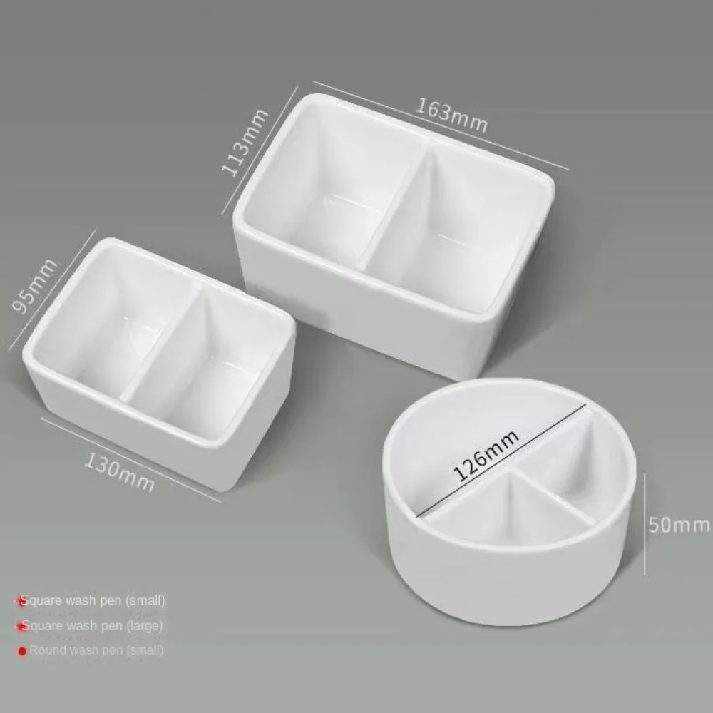 أداة الرسم لوحة غسيل السيراميك لوحة الحبر لوحة الألوان المائية السيراميك غسالة الخط الأبيض الكبير الألوان المائية #6