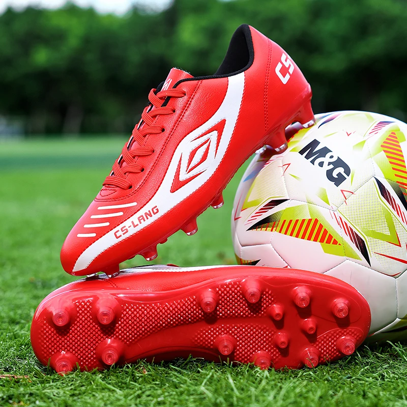 

New Men Football Boots Adult Non-Slip Boys Grass Cleats Soccer Shoes Adult Futsal Sport Indoor Ultralight Turf Comfortable