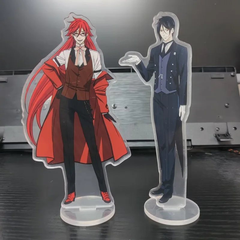 

Japan Anime Black Butler Figures Sebastian·Michaelis Grell Sutcliff Acrylic Stands Ciel Phantomhive Character Model Fans Gift