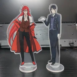 Japan Anime Black Butler Figures Sebastian·Michaelis Grell Sutcliff Acrylic Stands Ciel Phantomhive Character Model Fans Gift