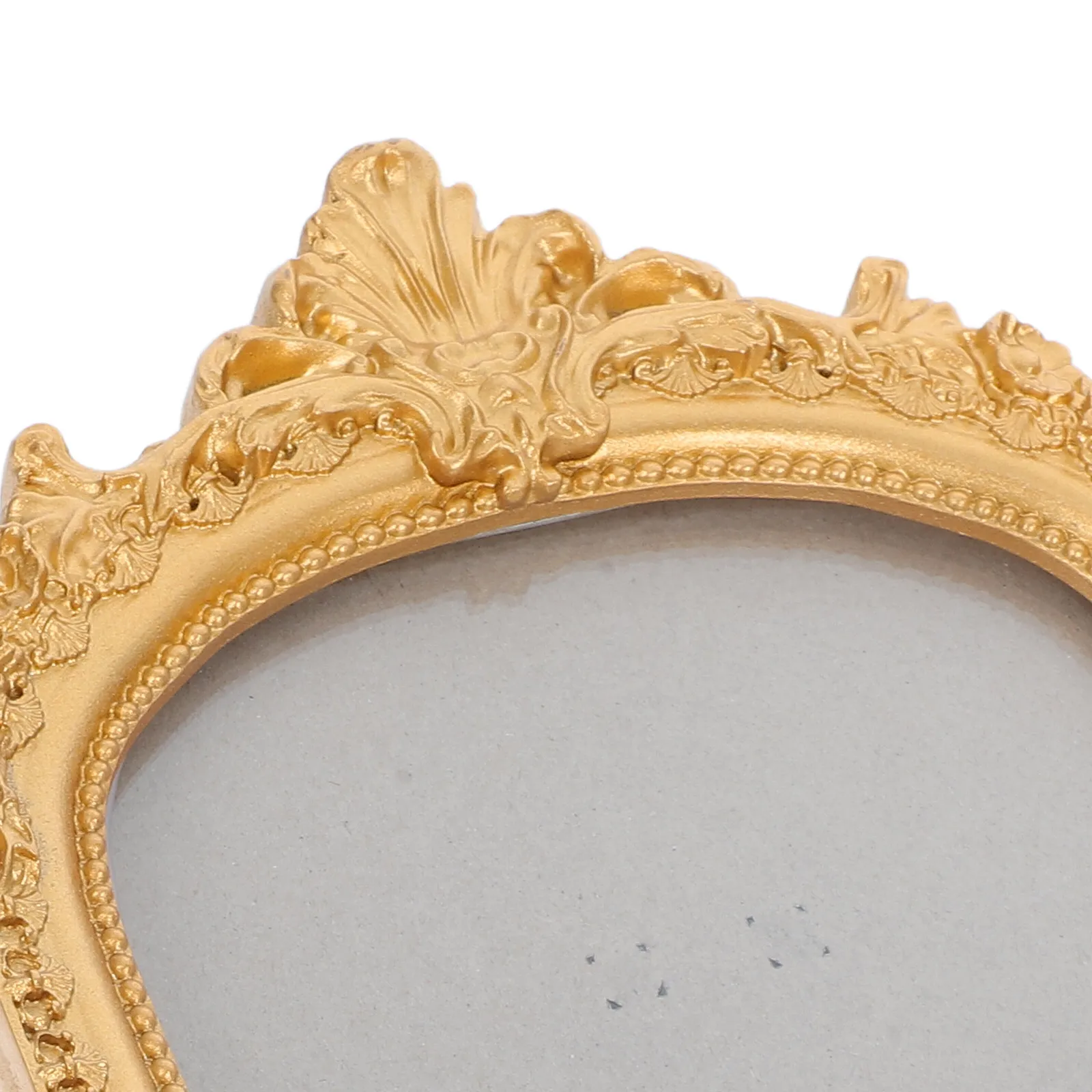 European Style Resin Photo Frame French Retro Vintage Embossed Gold Baroque Design Desk Wall Mounted Artwork Frame Pressed