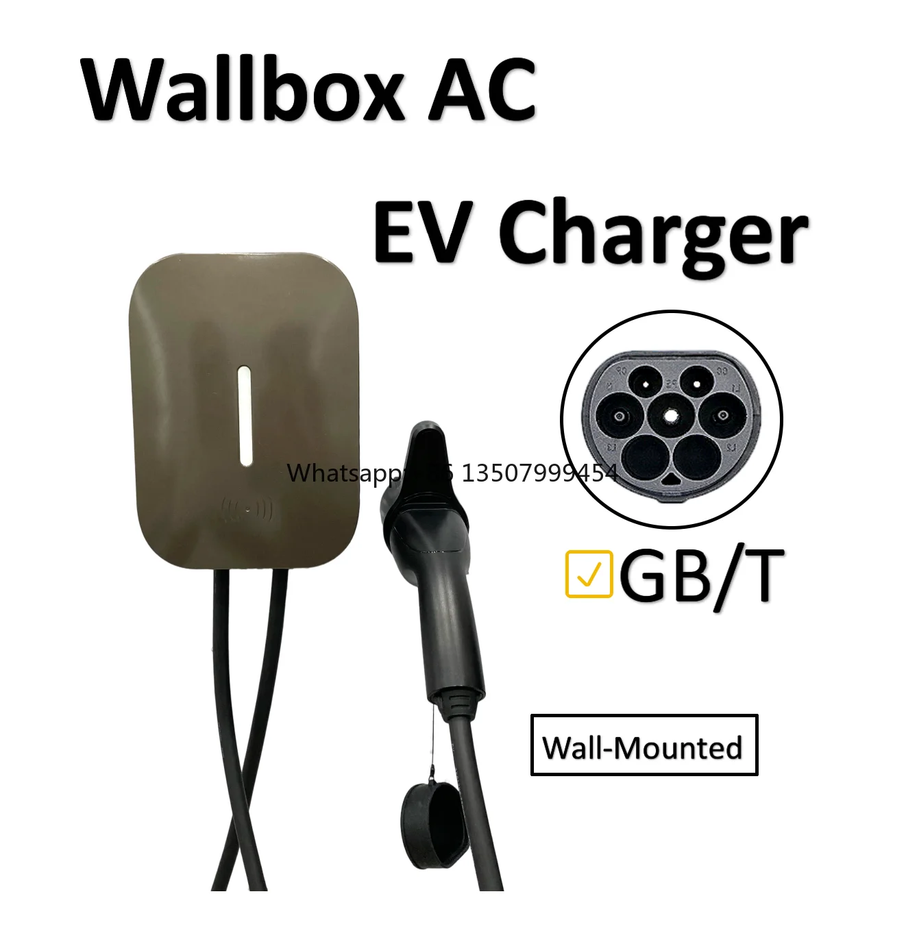 

New Product GB/T Plug New Energy Vehicle Charging Station IP65 Protection Class 3Phase