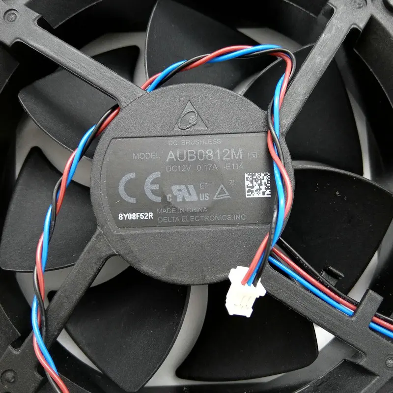 New Original AUB0812M E114 DC12V 0.17A 8CM 80*80*25MM for Projector cooling fan