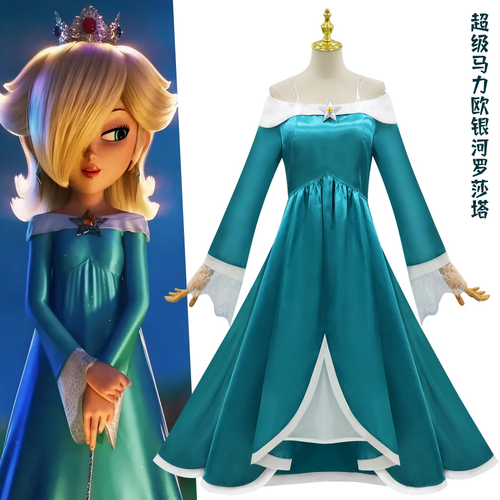 

Красивый костюм для косплея Розалины для взрослых женщин, зеленое длинное платье на Хэллоуин, Комик-Кон, Рождество, аксессуары, полный комплект, на заказ