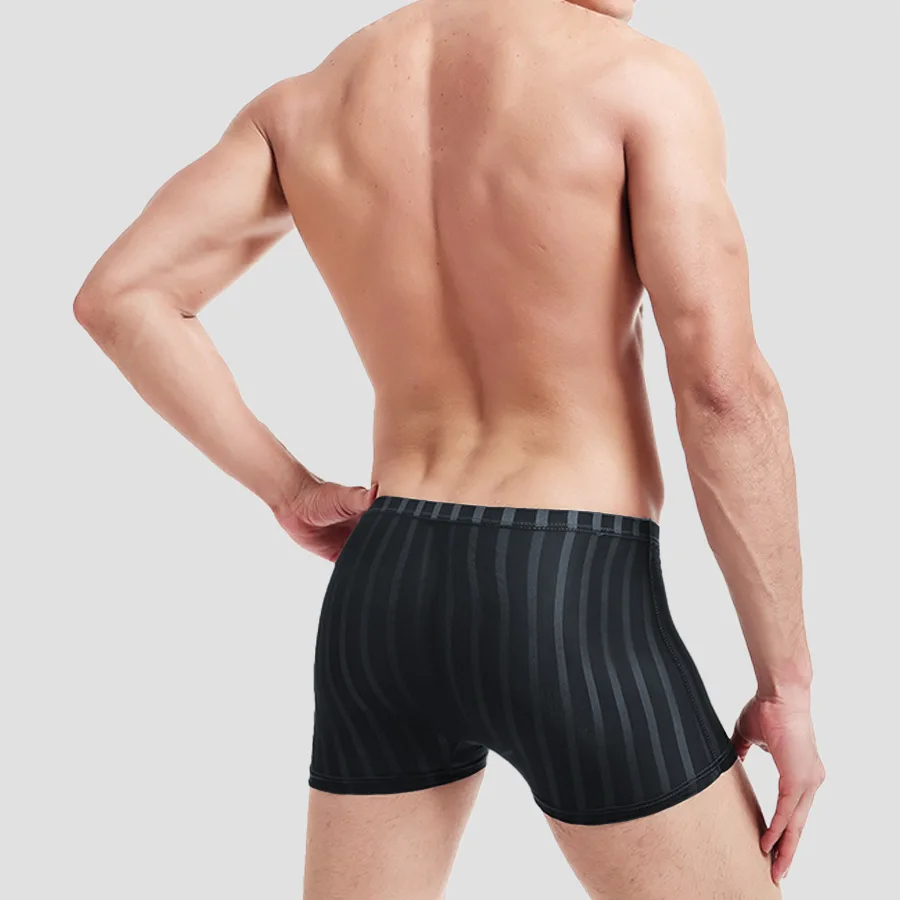 3 قطعة ملابس داخلية للرجال الرجال سراويل بوكسر الصيف تنفس الشباب موضة رقيقة سراويل بوكسر مثير الحرير الجليد الرياضة السروال