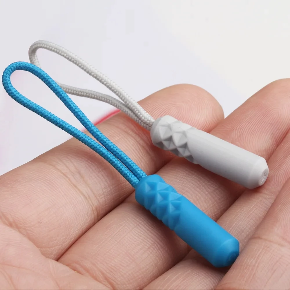 10 Color Zippers Pull Puller End Fit Rope Tag Replacement Clip Broken Buckle Fixer Suitcase Tent Backpack Zipper Cord