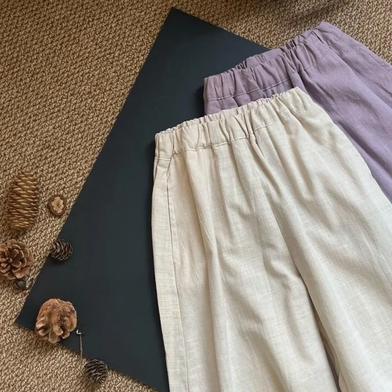 Baby Girl Pants Spring and Autumn Girls Dress Casual Pants Baby Style Children Personality Fashion Korean Wide Leg Pants image 4