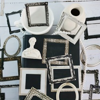 25PCS/Pack Vintage Photo Frame Series DIY Washi Stickers Scrapbooking Stick Label Diary Stationery Album Journal Decoration