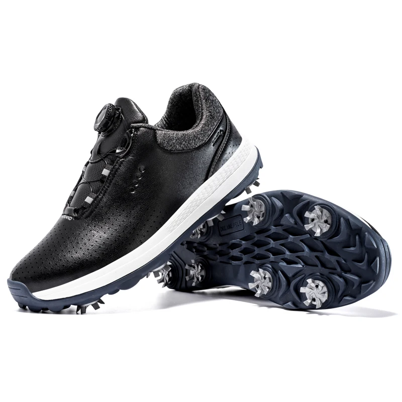 Professional Spiked Men Golf Shoes Waterproof Microfiber Anti-collision Toe Outdoor Competition Sports Sneakers size 39-49