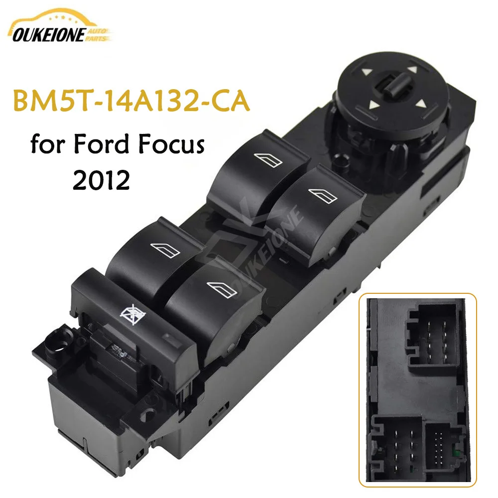 

For Ford Focus 2012 1.6 BM5T-14A132-CA Font Left Electric Master Power Window Control Switch Mirror Adjust Button BM5T14A132CA