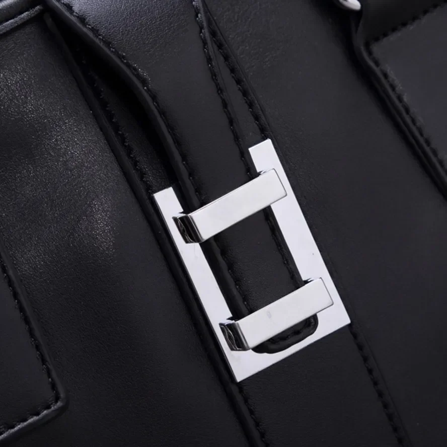 KUNDUI Herfst Nieuw Ontwerp Heren Aktetas Satchel Tassen Voor Mannen Zakelijke Mode Schouder Messenger Reizen Laptop PU Lederen Tas