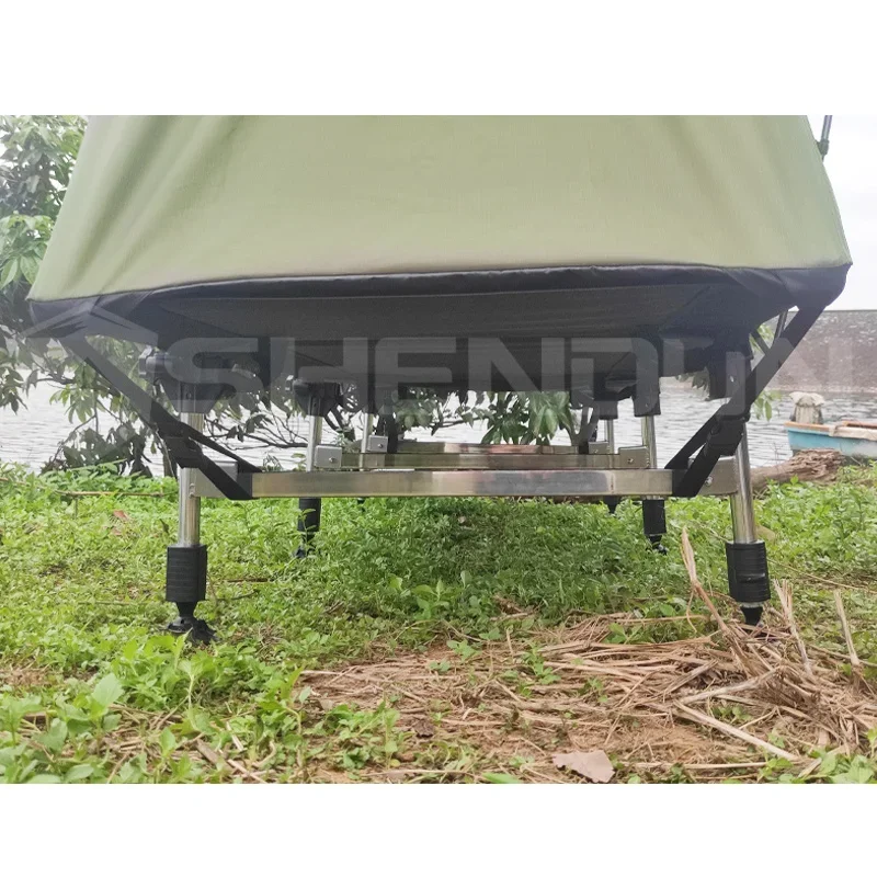 One Person Outdoor Camping Bed Off Ground Tent Waterproof Folding Fishing Tent