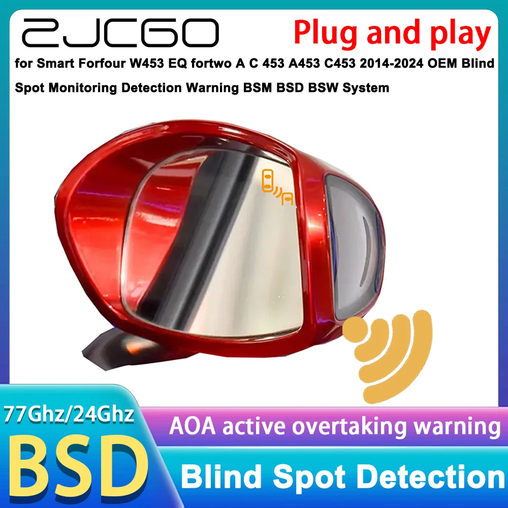 for Smart Forfour W453 EQ fortwo A C 453 A453 C453 2014-2024 OEM Blind Spot Monitoring Detection Warning BSM BSD BSW System