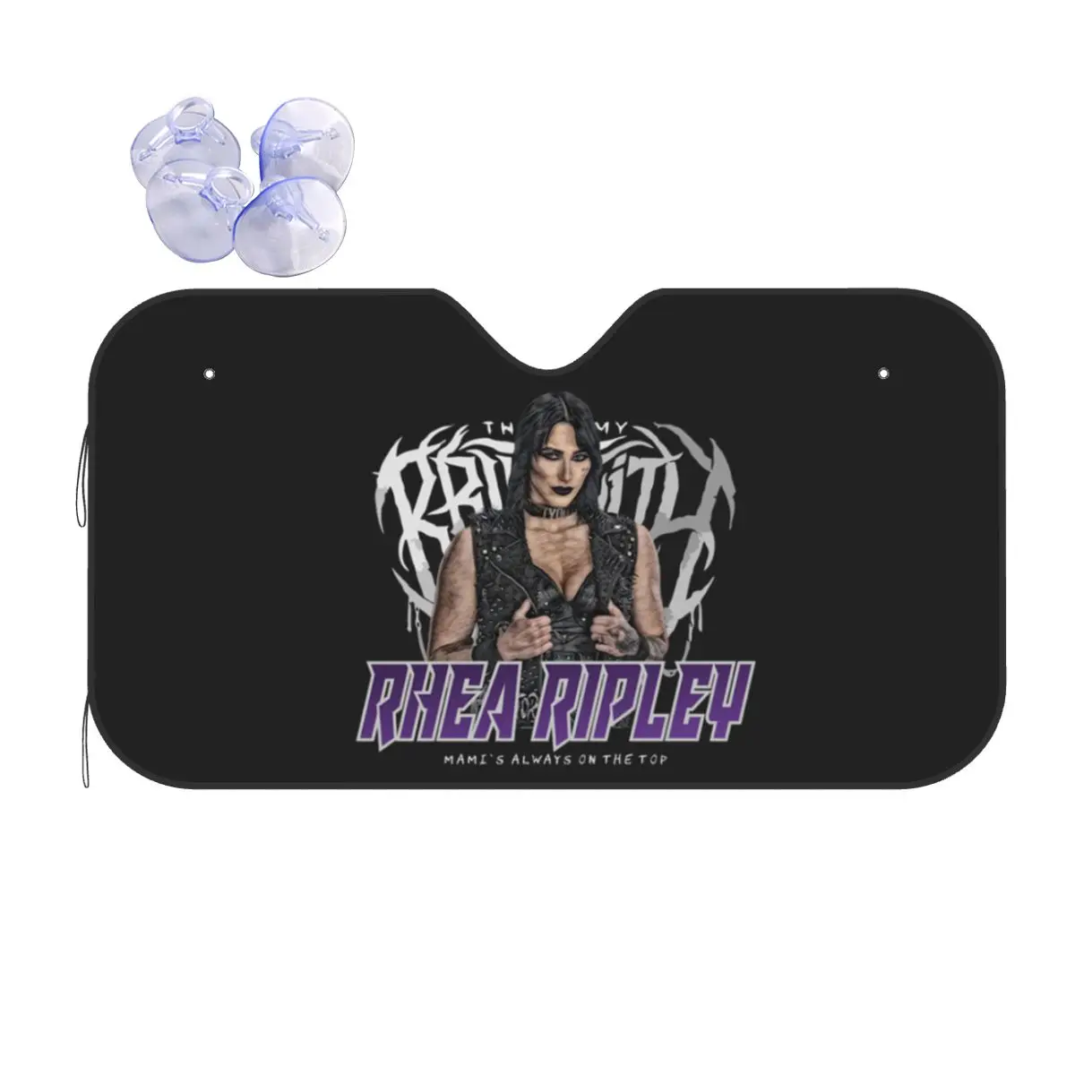 

Rhea Ripley Mami's On Top солнцезащитный козырек на лобовое стекло автомобиля, переднее лобовое стекло, солнцезащитный козырек, аксессуары, чехлы