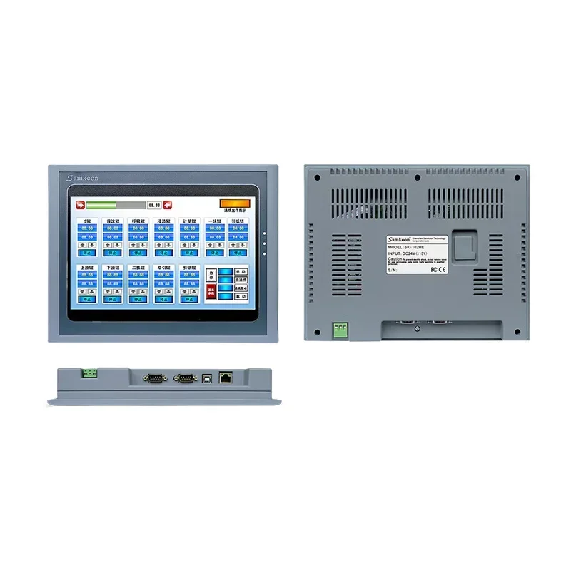 Samkoon SK-102HE SK-102HS HMI Touch Screen New 10.2 Inch 1024*600 Human Machine Interface Newcarve