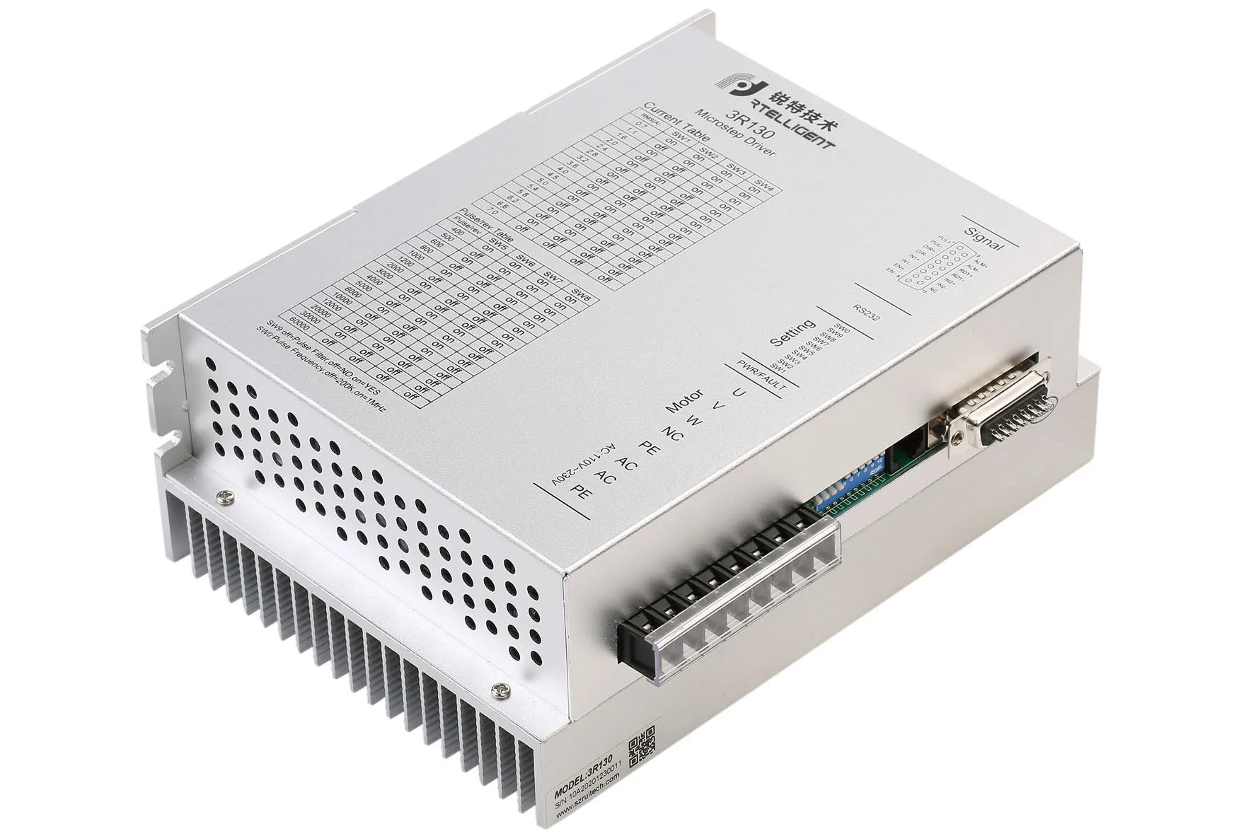 

Nema51 3R130 2 or 3 Phase stepper motor driver 110-230V Stepper motor controller