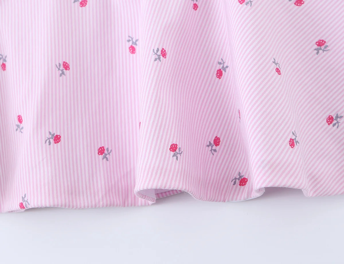2026 Sommer Süße Damen Gestreifte Bedruckte Tanktops Modische Ärmellose Schlanke Lässige Camisole-Shirts Schicke Rückenreißverschluss-Rocksaum-Tops – Detail 8