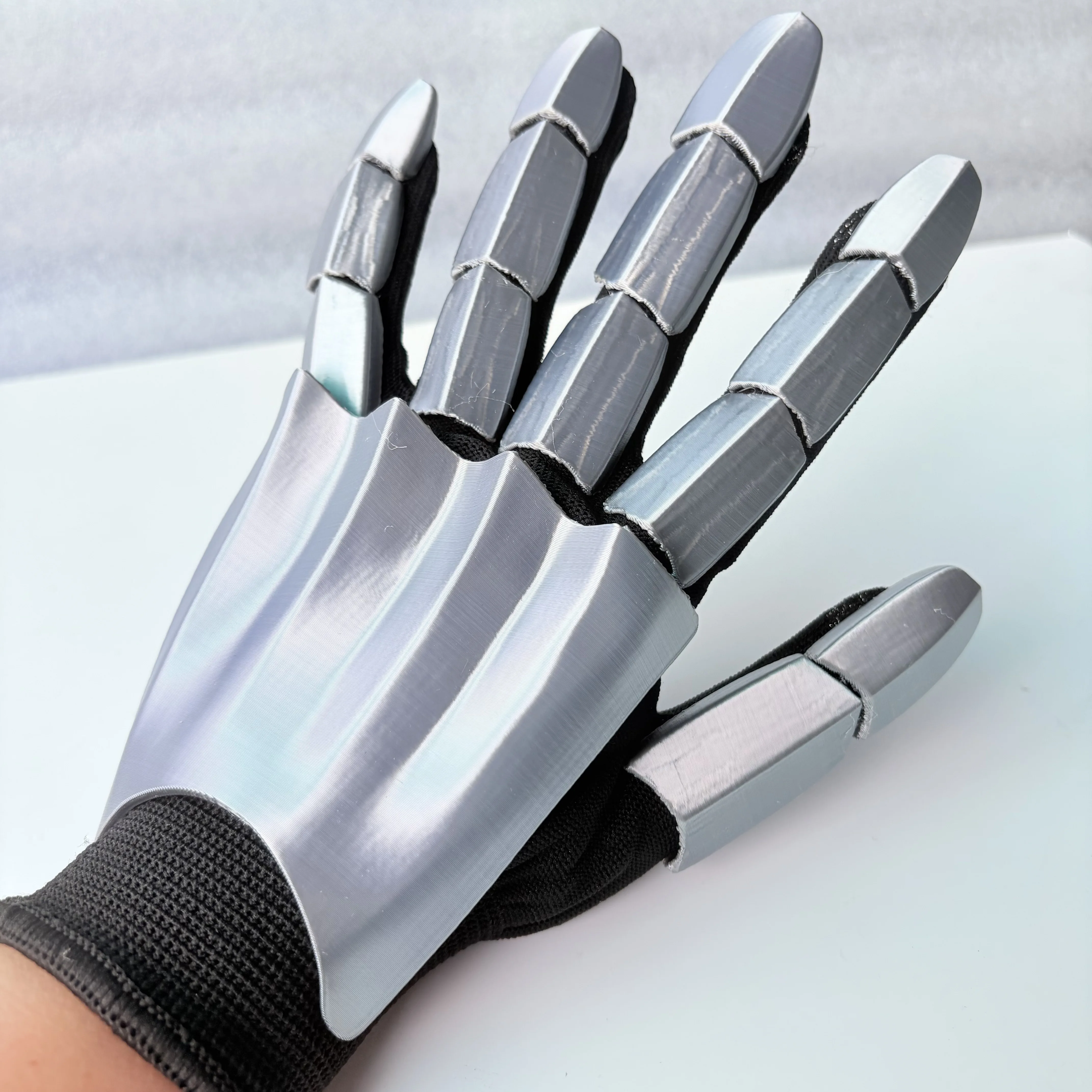 Cosplay Armor Gloves,3D Printed Mechanical Gauntlet,Sci-fi Robot Hand Armor,Halloween Party Costume Prop,Adult Cosplay HandGuard