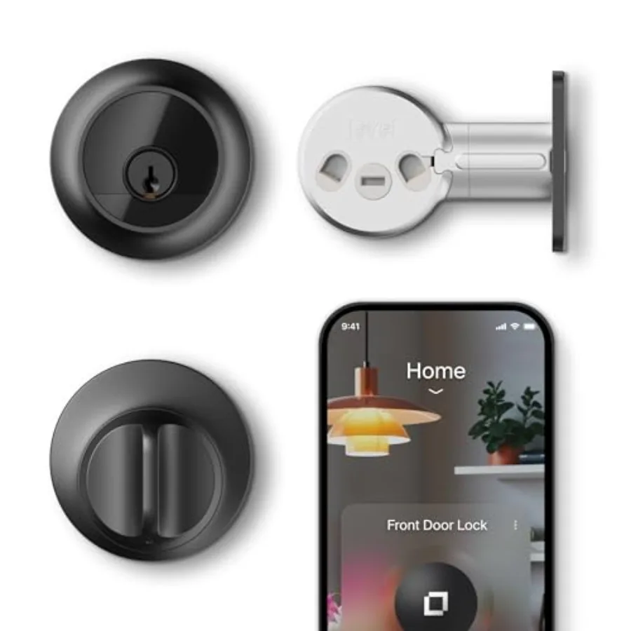 Lock Pro - World's Smallest Fastest Innovative Smart Lock - Matter-Over-Thread Deadbolt Plus Apple Home Key - Keyless Remote Ac