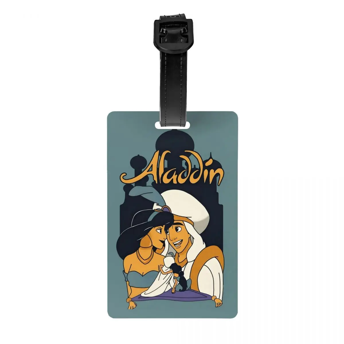 

Custom Cute Cartoon Aladdin Luggage Tags Custom Baggage Tags Privacy Cover Name ID Card