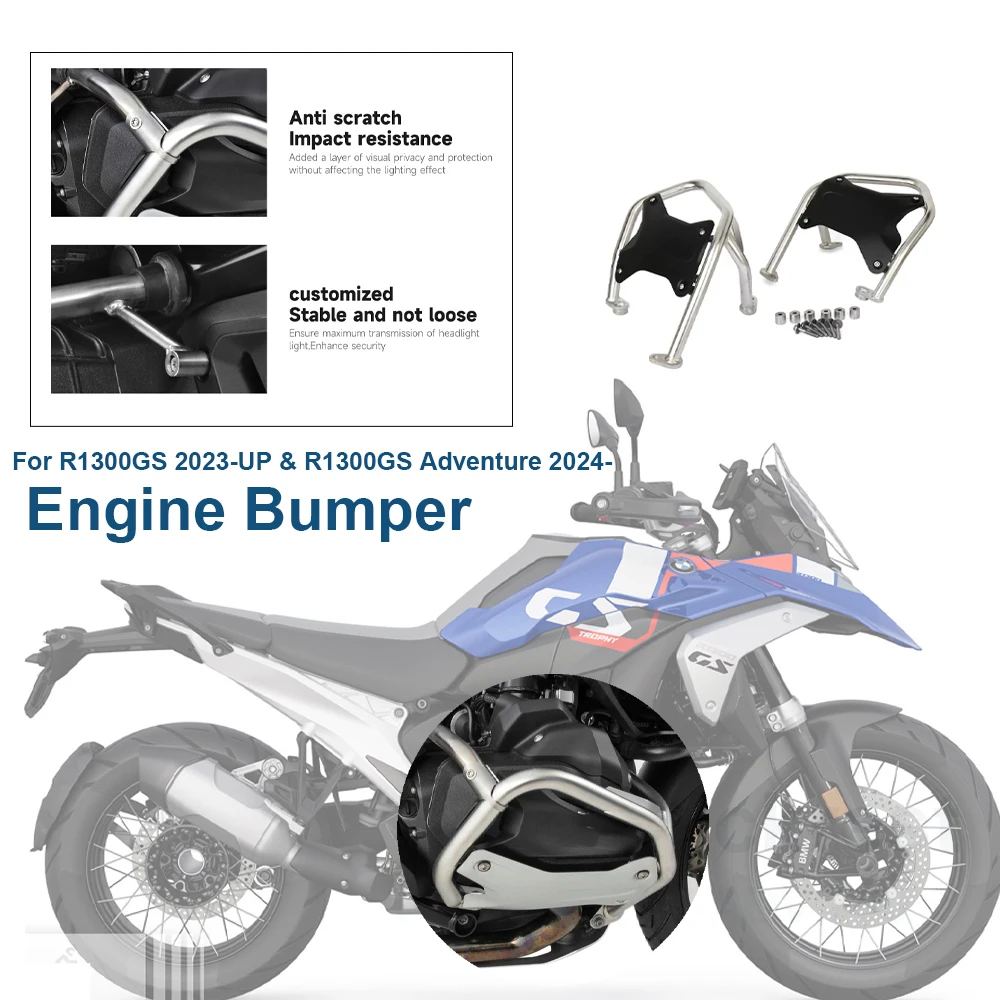 

Для BMW R1300 GS R1300GS ADV Adventure R1300GSA защитные планки двигателя мотоцикла, бампер, защита головки блока цилиндров, защита двигателя