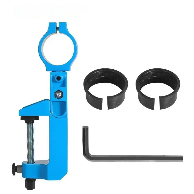 Electric drill fixing bracket hand electric drill universal rotating bracket table surface fixing simple desktop fixture