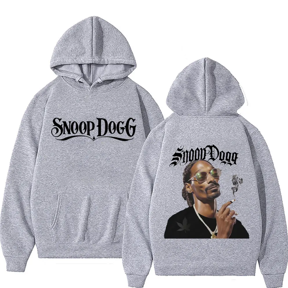 Vintage Snoop Dogg Graphic Hoodie Men Casual Hip Hop Style Hoodies Male Fashion Y2K Long Sleeve Pullovers Sweatshirt Streetwear