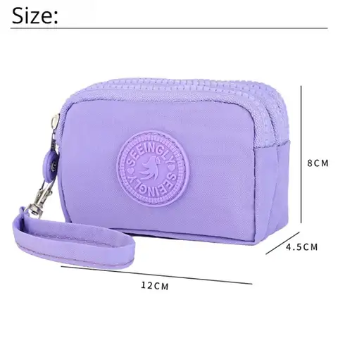 यूनिवर्सल कार्ड होल्डर, कॉइन बैग, तीन परतें, बड़ी क्षमता वाला पर्स, ज़िपर, वाटरप्रूफ वॉलेट, बैंक आईडी, क्रेडिट कार्ड, चाबियाँ, ईयरफ़ोन 8 best sales किपलिंग वॉलेट - №3