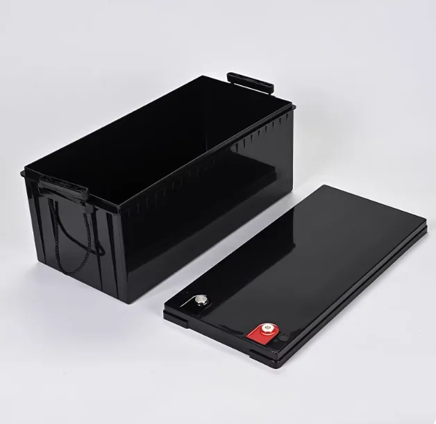 Battery Storage Box 12V 24V 48V for 120Ah to 320Ah Cells, Plastic Enclosure for Solar System Camper Van