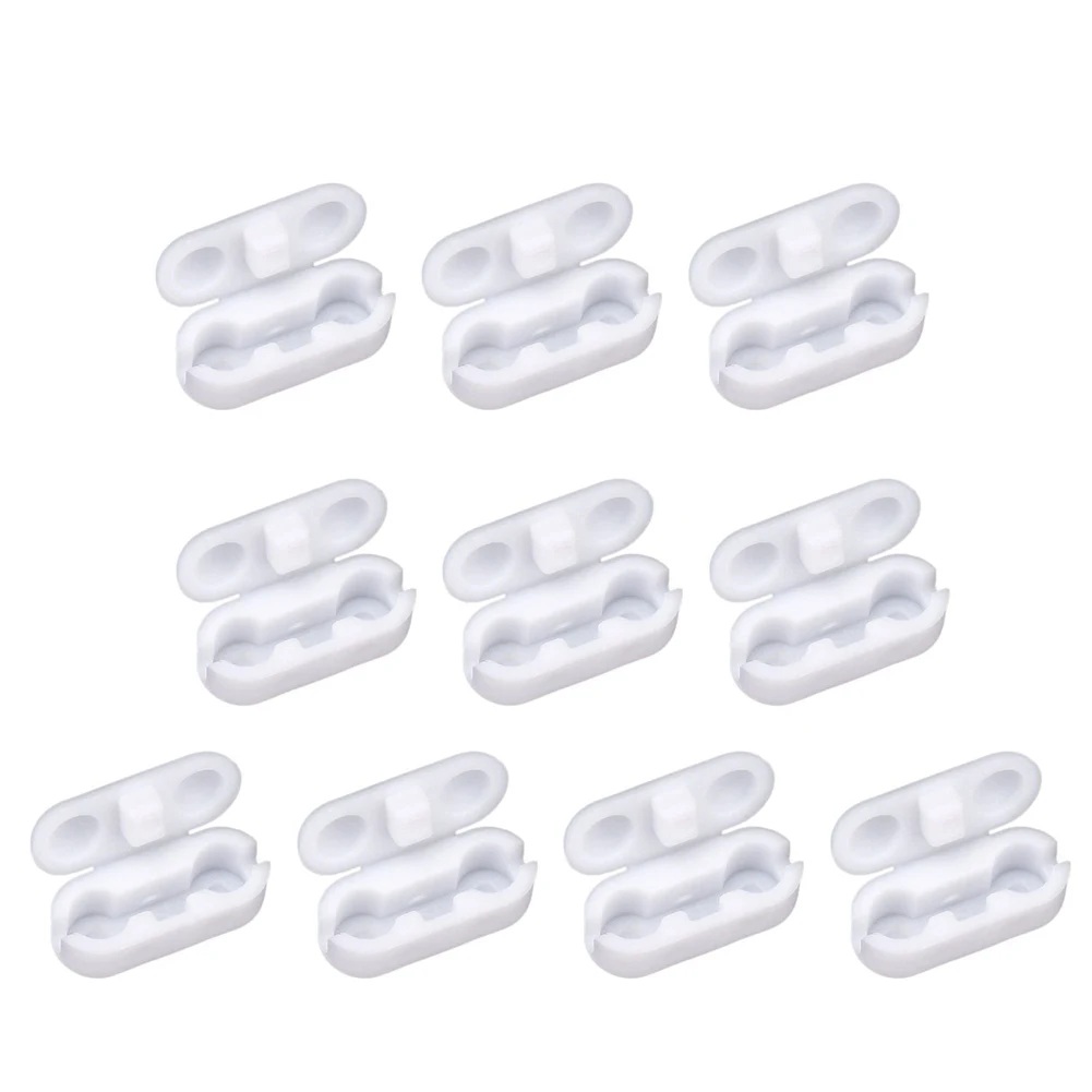 10pcs Pull Cord Connector Plastic Roller Blind Connector Cord Joiner Curtain Chain Connector Spare Curtain Repair Accessories