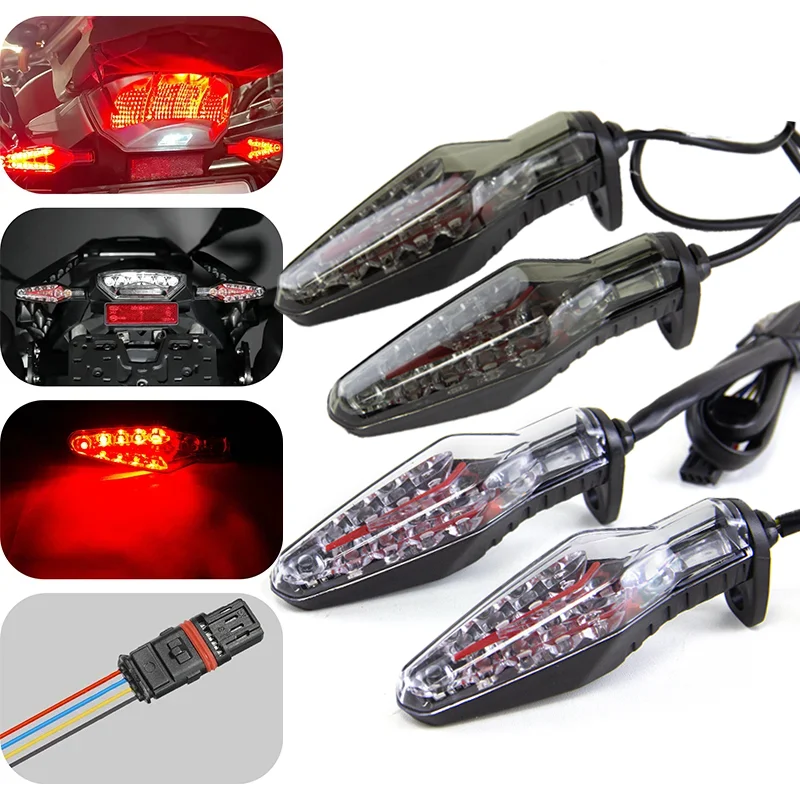 

Motorcycle Turn Signal Taillight For BMW R1250GS ADV M1000RR S1000RR S1000XR S1000R F900GS R1300GS LED Rear Brake Flashing Lamp