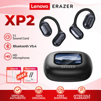 Lenovo Erazer XP2 Earphone Bluetooth 5.4 Touch Color Screen OWS Wireless Headphones Open EarHook Alarm clock Control Call Sports