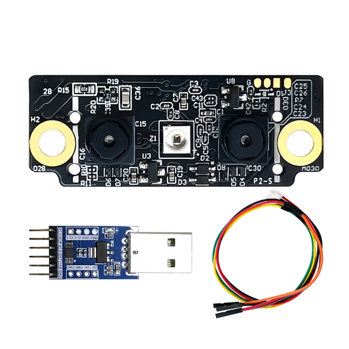 

FM225 3D Face Recognition Module DC5.5V-9V Live Detection UARTandUSB Communication Interface(C)