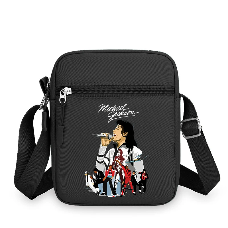 Men Women Anime Phone Storage Pouch MJ Casual Accessories Handbags Michael Jackson Fashion Creative Crossbody Bag Birthday Gifts view 4